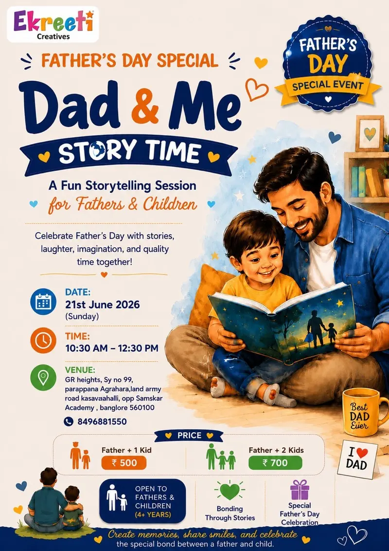 The Storytelling sessions brochure