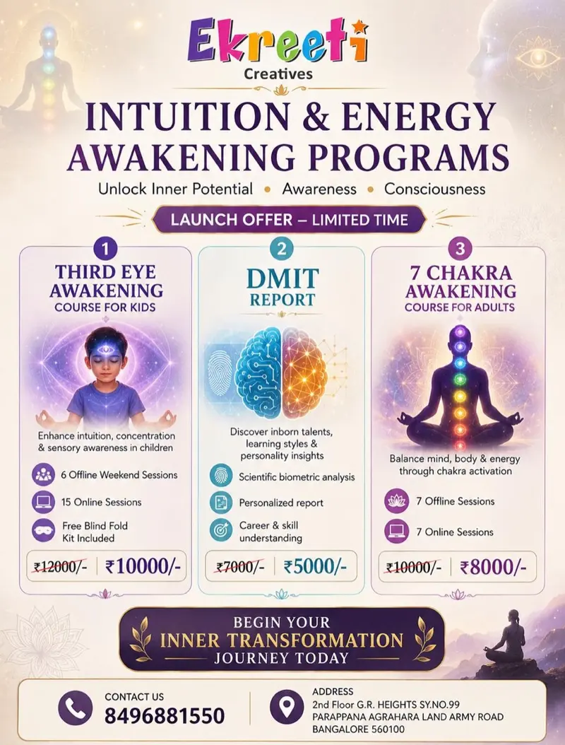 The Intuition & energy programs brochure