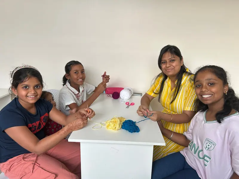 Crochet & macrame class at Ekreeti Creatives, Bangalore
