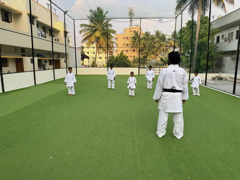 Karate on our open turf
